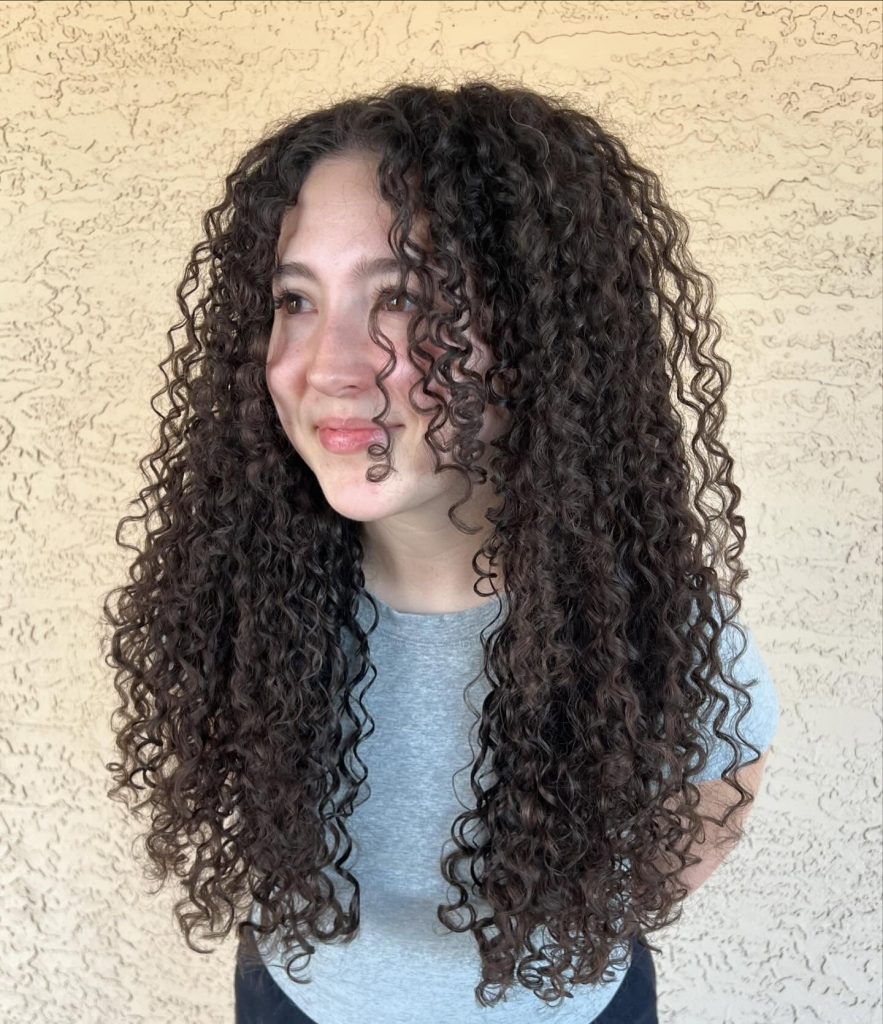 Air drying vs Diffusing, learn which curl type drying is right for you. When deciding to air dry, or to use a diffuser attachment, see how each method effects drying time and curl shrinkage. Curls Gone Wild Salon is the best curly hair salon in Gilbert, Arizona for curly hair. Owner, Melanie focuses on not only embracing your curls, but also teaching you about how to care for them as well.